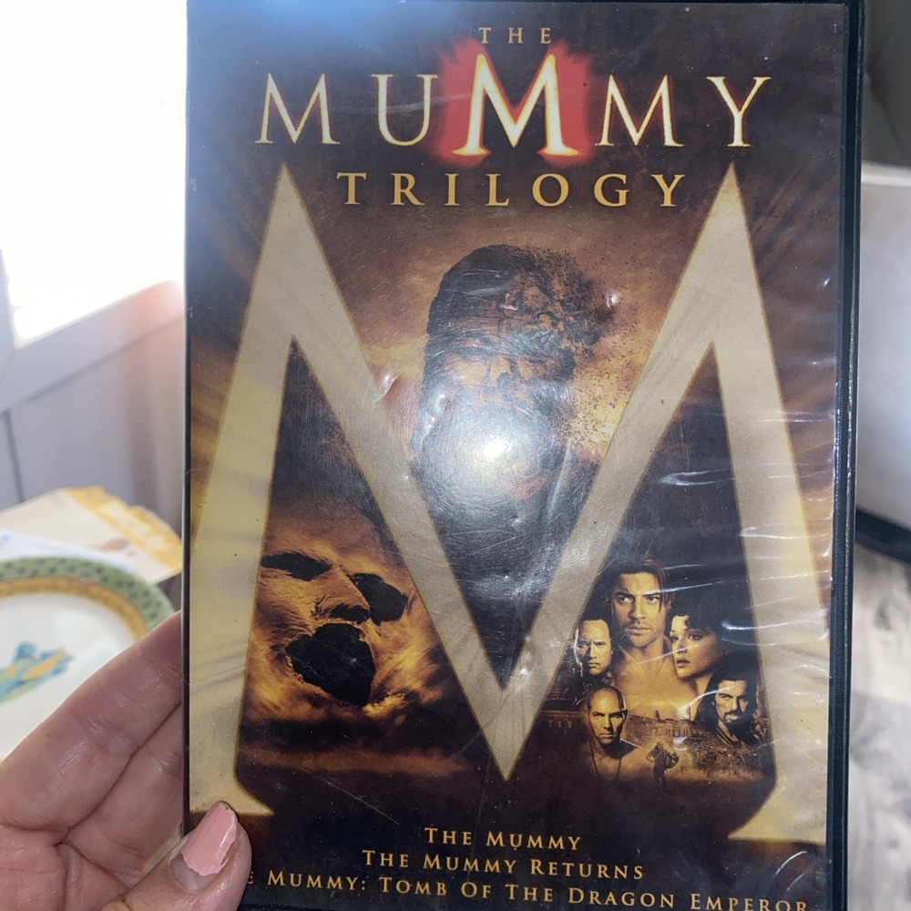 The Mummy Trilogy DVD 2012 3-Disc Set Brendan Fraser Action Adventure Movie